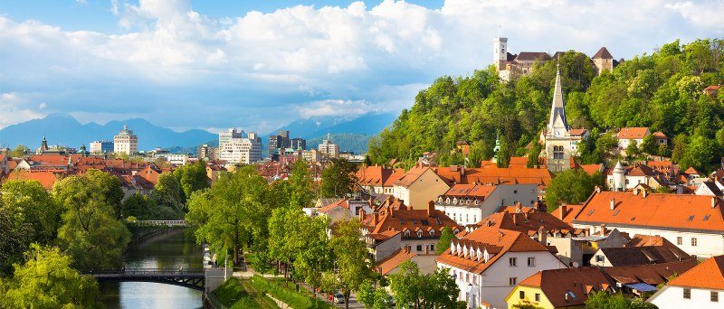 Panorama of Ljubljana